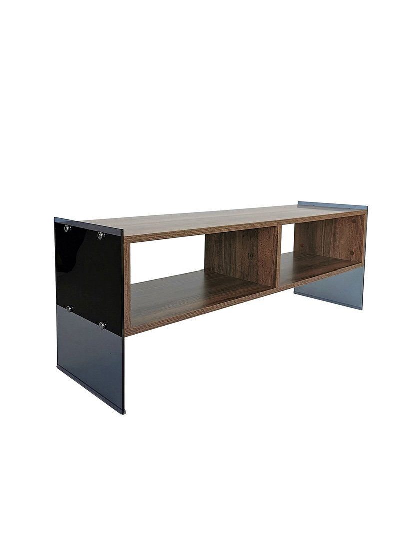 Móvel de TV em melamina Nogueira