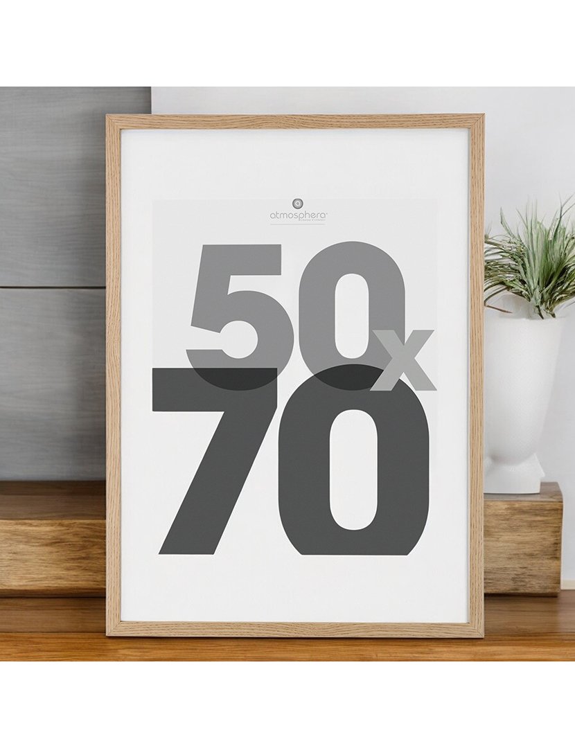 Moldura de madeira 50 x 70 cm