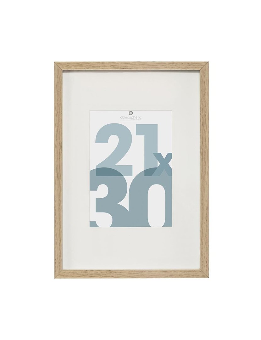 Moldura de madeira 21 x 30 cm