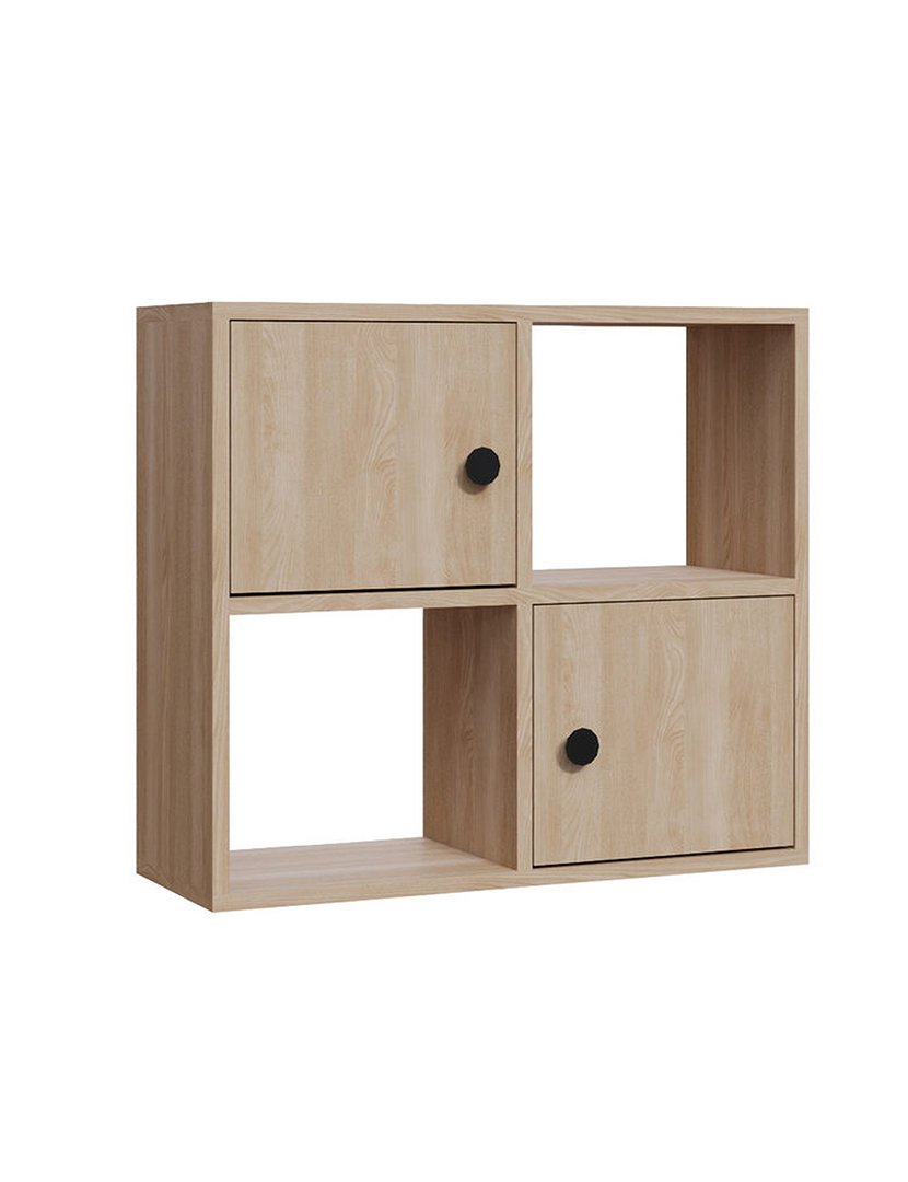 Estante de livros em melamina Carvalho