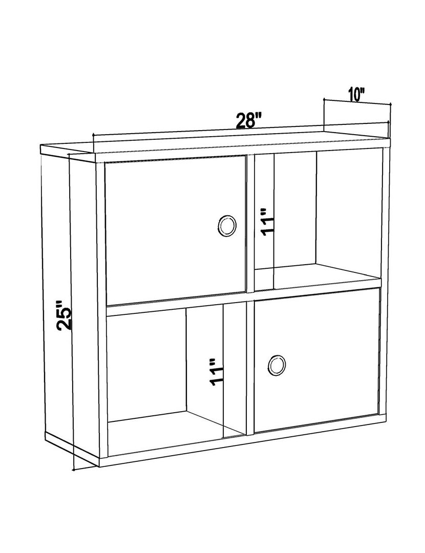 Estante em melamina Antracite