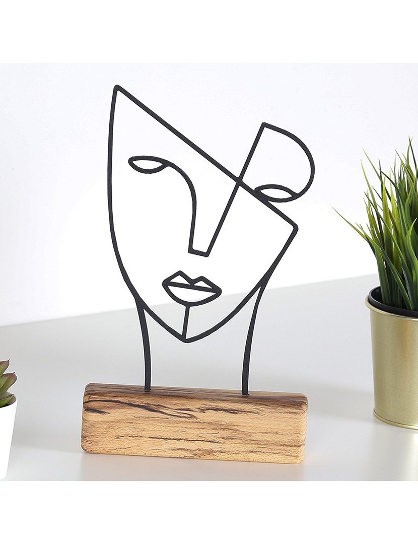 Objeto decorativo Rosto