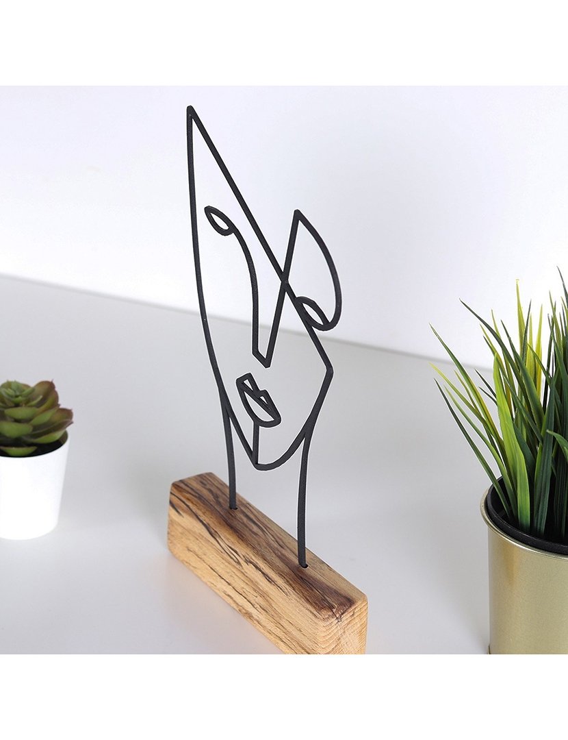 Objeto decorativo Rosto