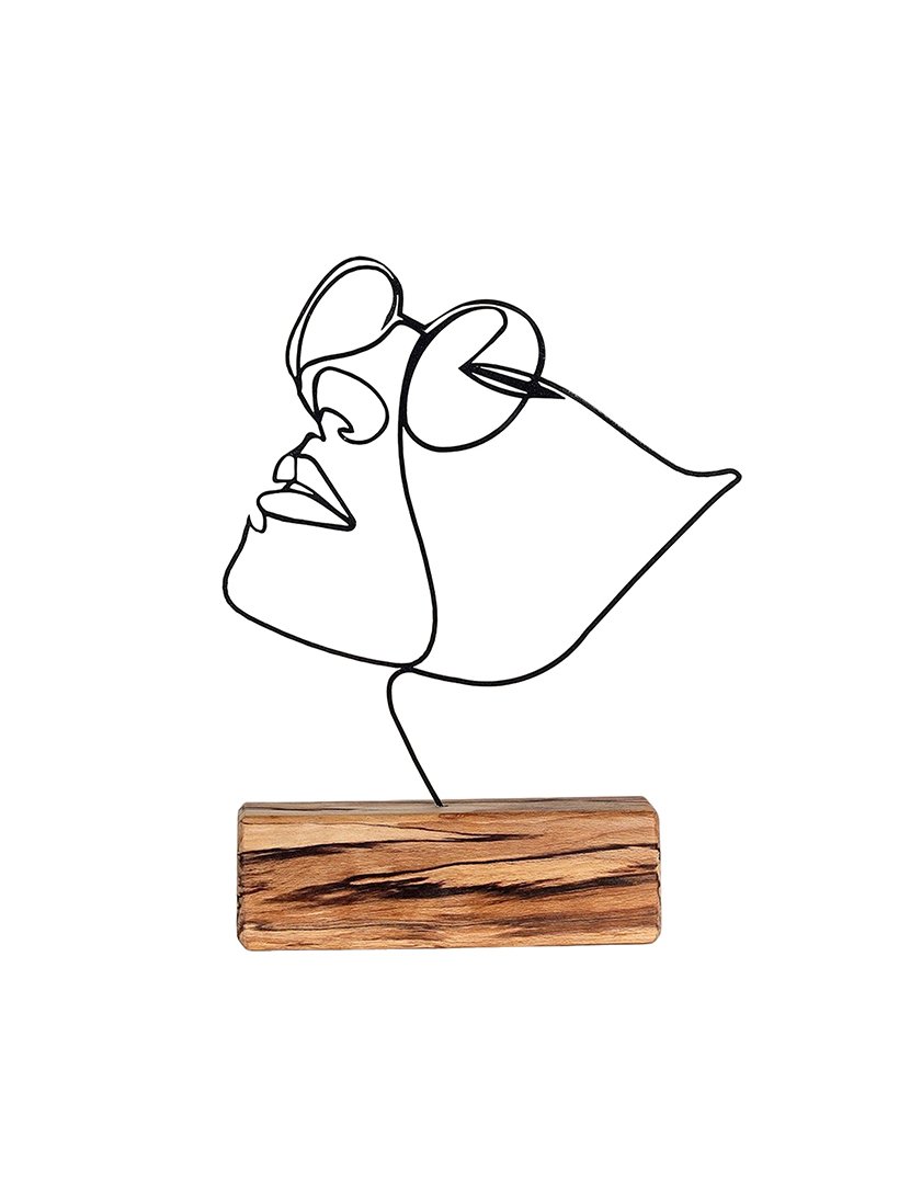 Objeto decorativo Representação Facial