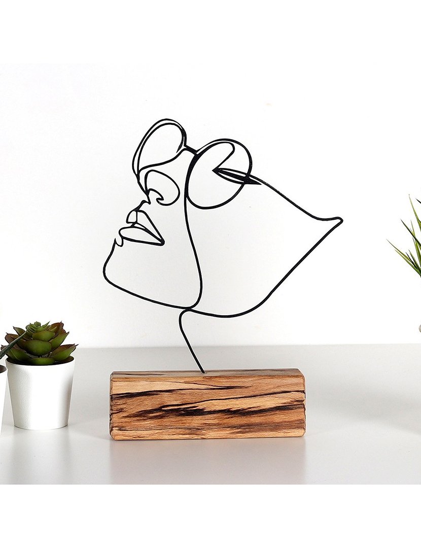 Objeto decorativo Representação Facial