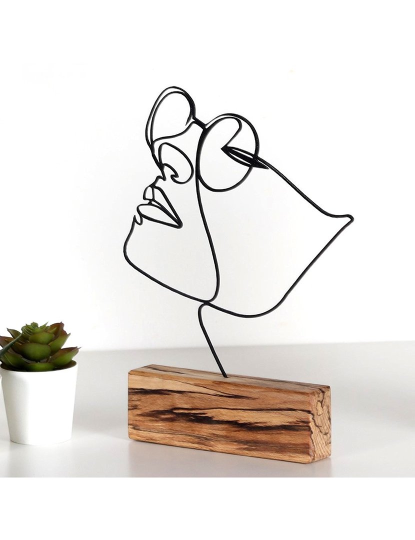 Objeto decorativo Representação Facial