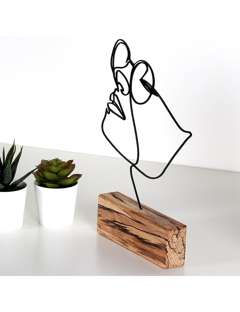 Objeto decorativo Representação Facial