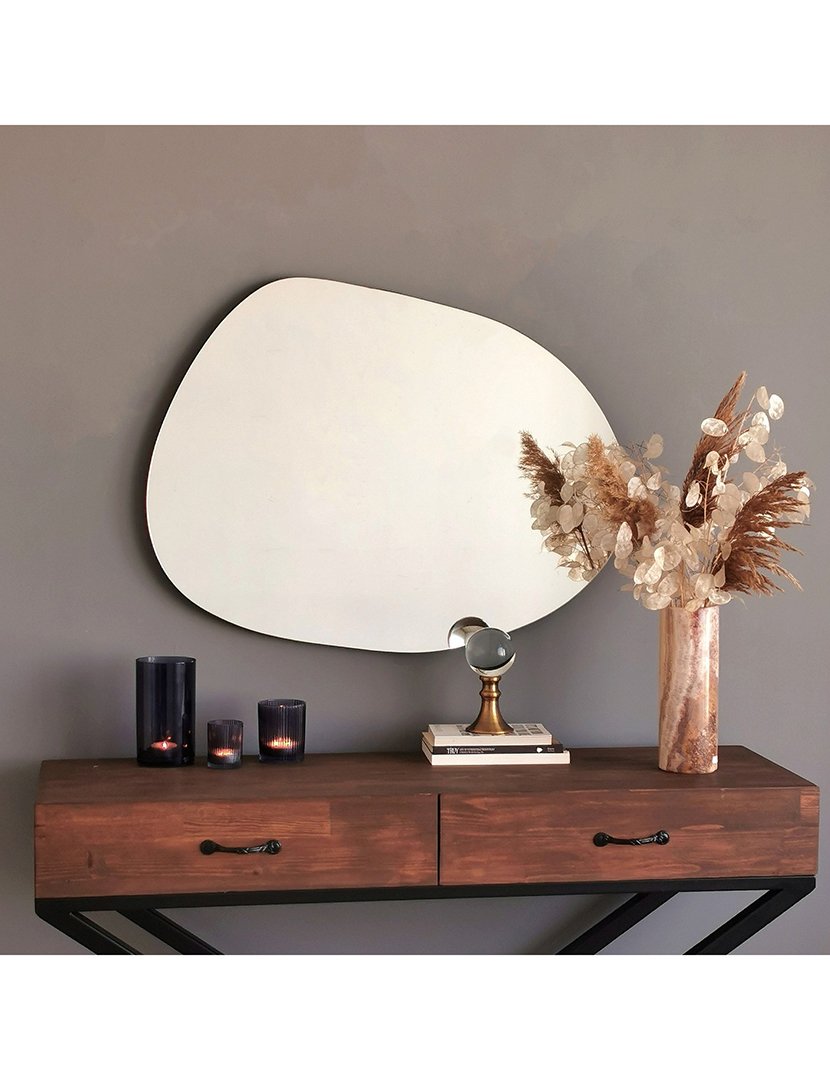 Espelho decorativo arredondado