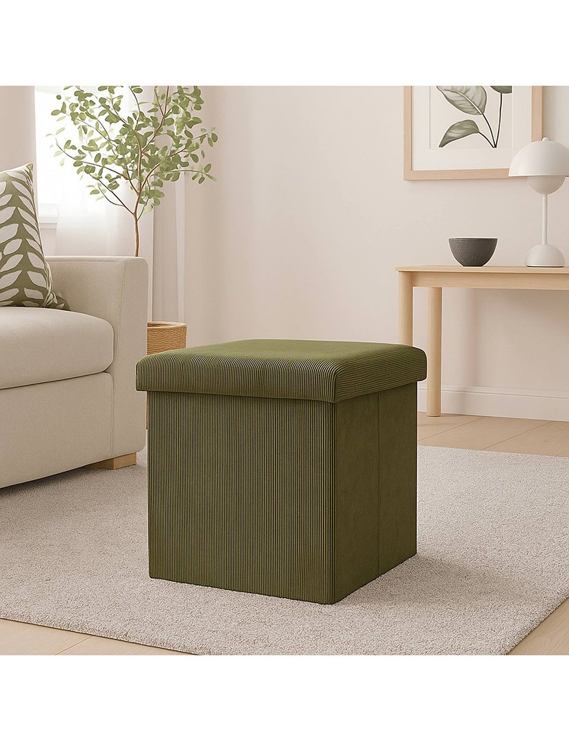 Banco de armazenamento Verde Escuro