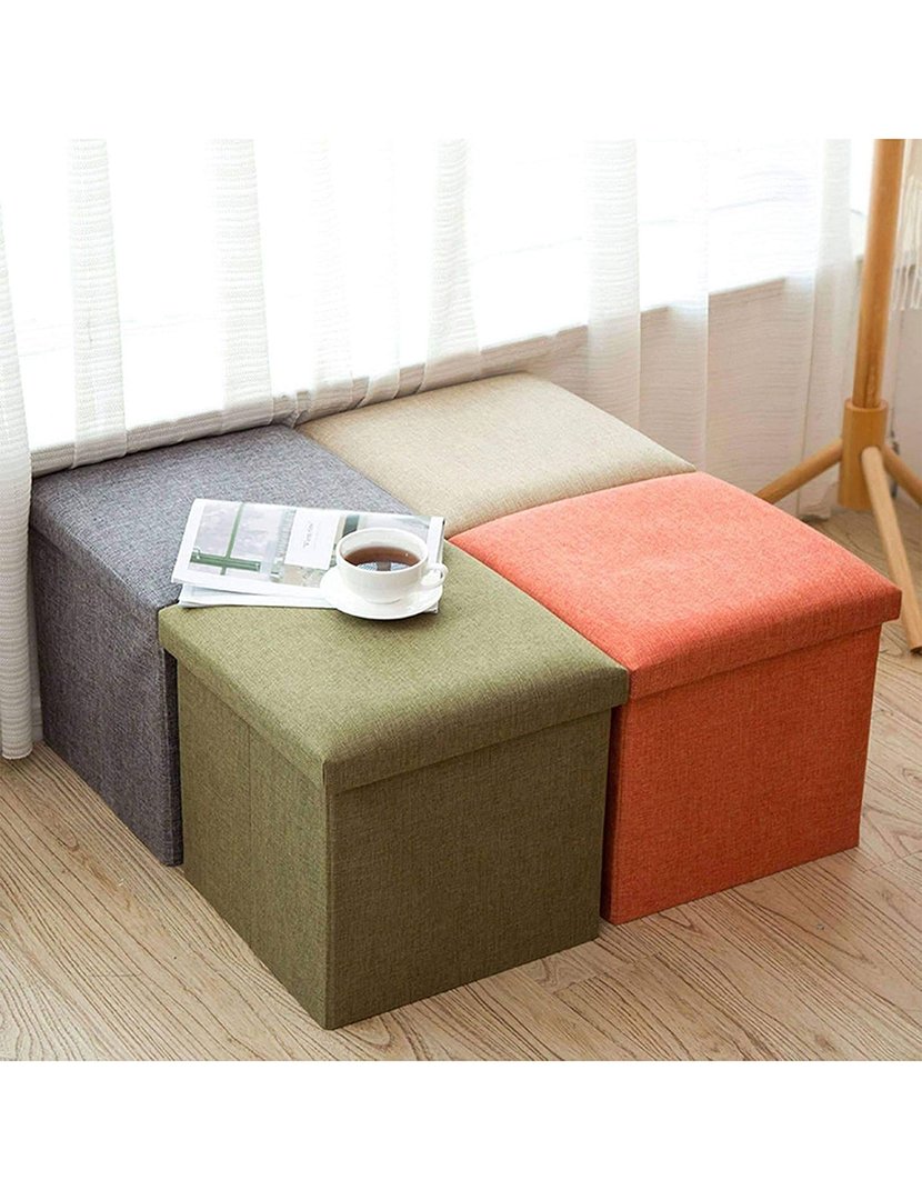 Banco de armazenamento Verde Escuro