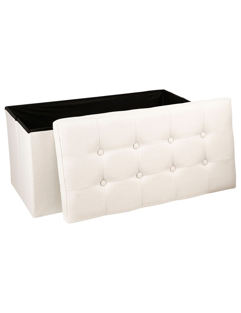 Pufe dobrável duplo Bege