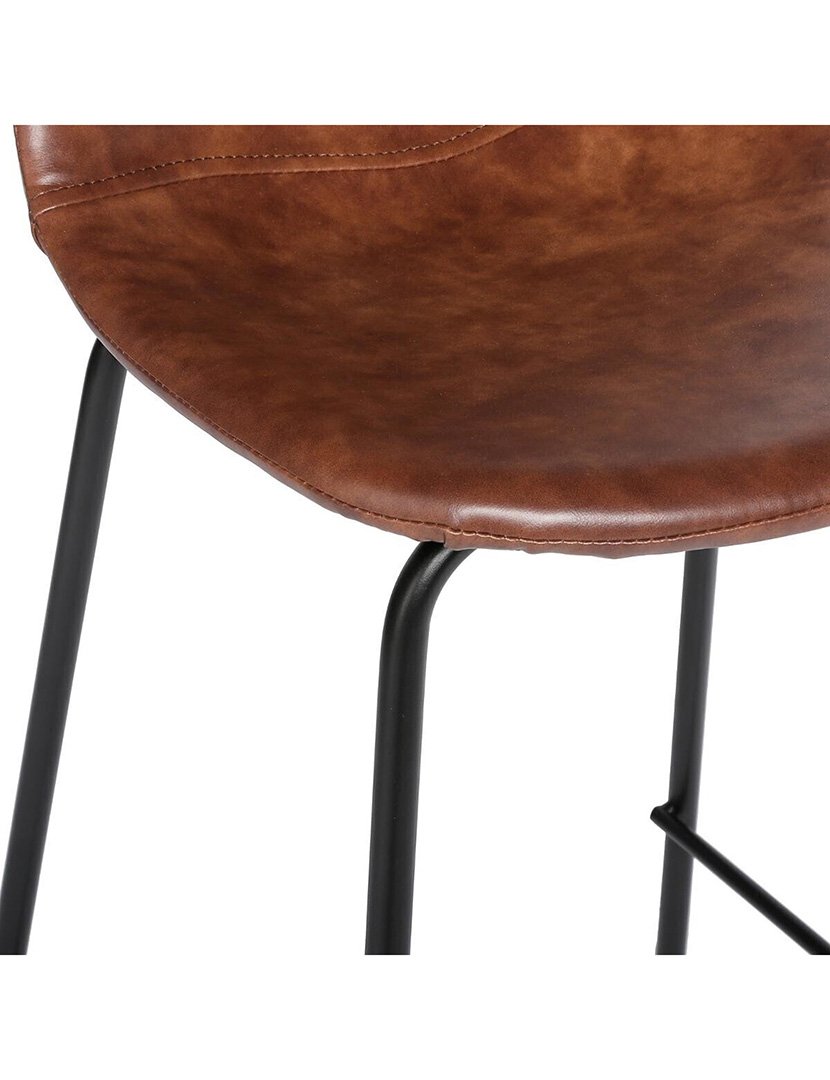 Conjunto de 2 Assentos de bar "Vladi" Castanho