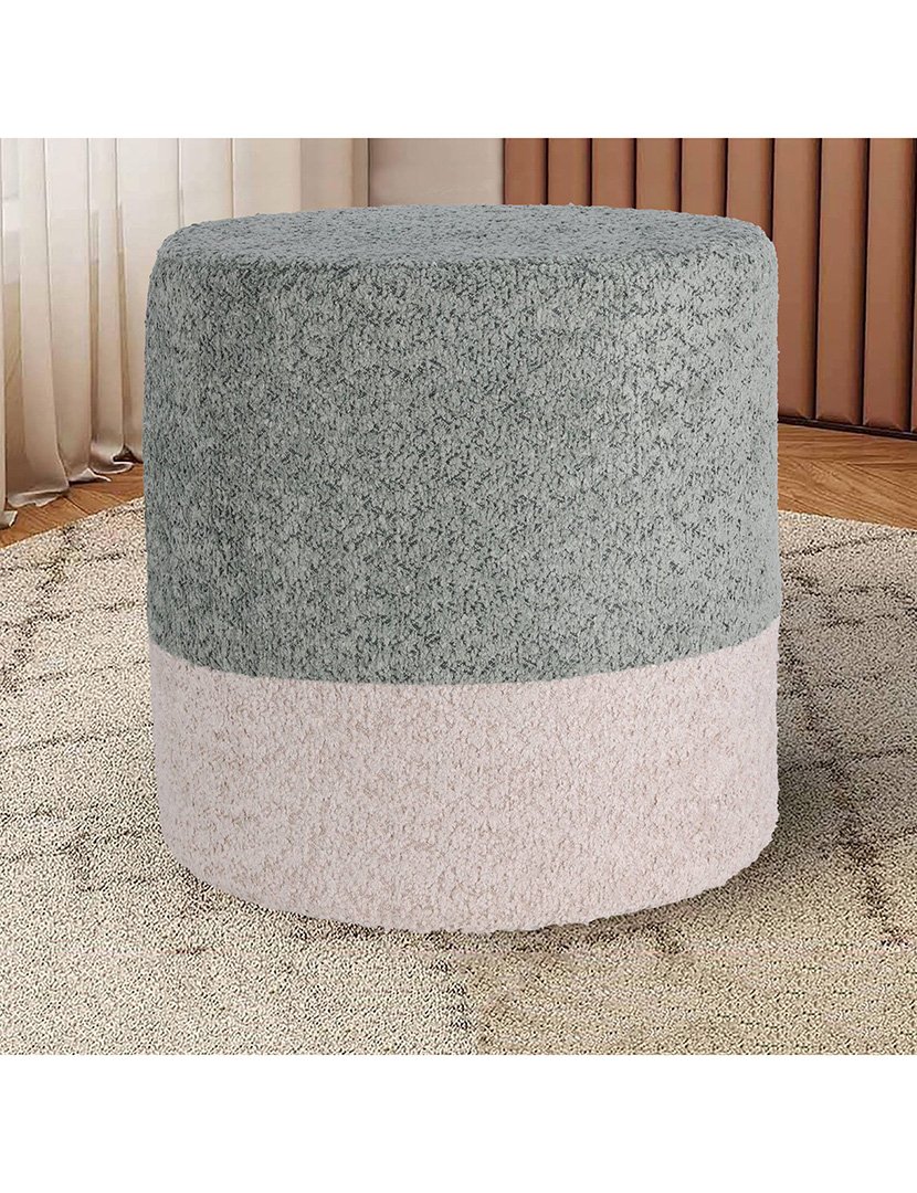 Banco 'Boucle' Bege-Azul