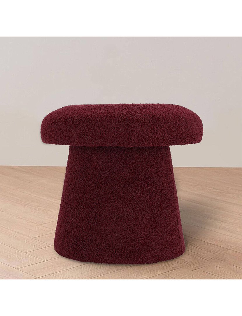 Banco de seda 'Teddy' Bordô 