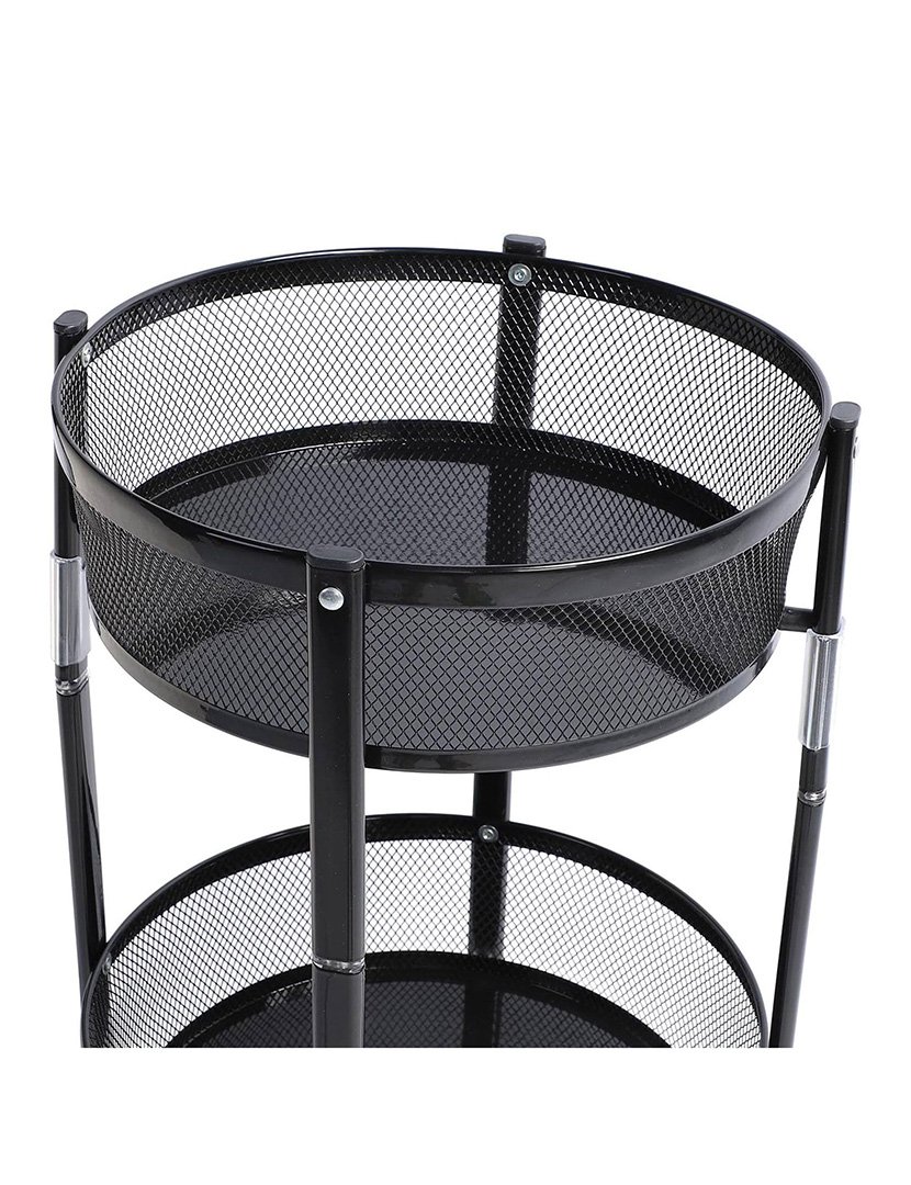 Carrinho de cozinha dobrável com rodas