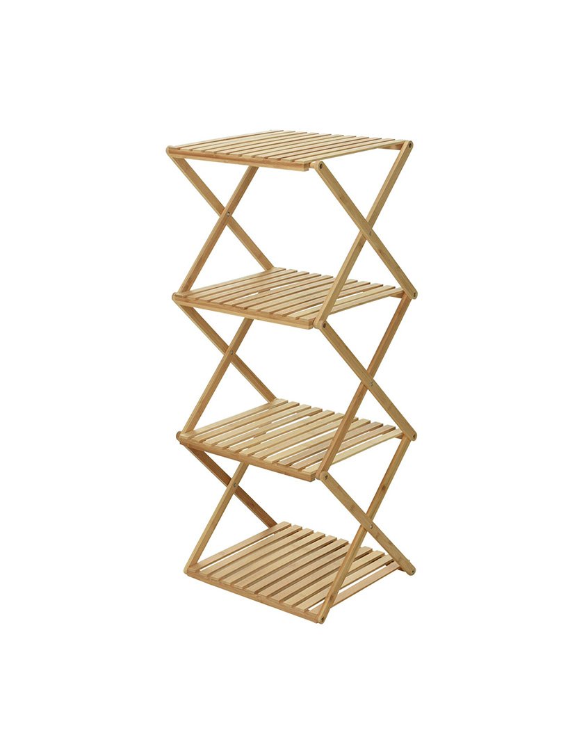 Estante de bambu 4 prateleiras