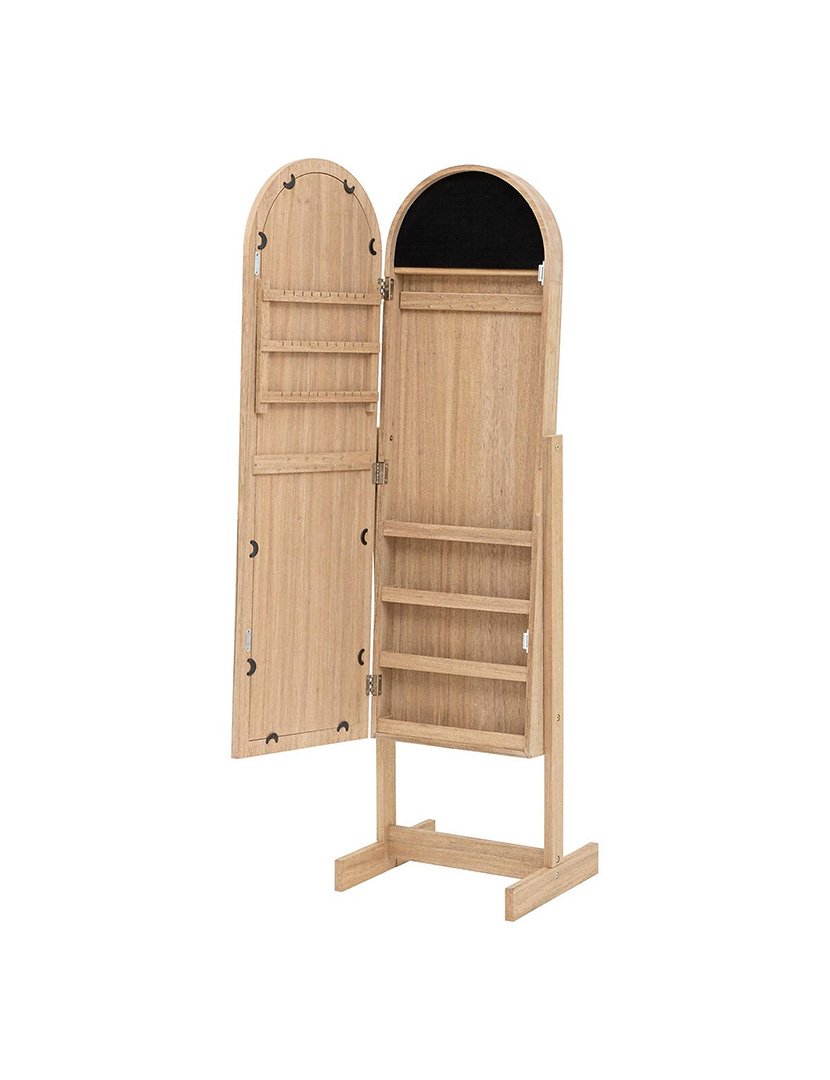 Armário de joias 'Soleya' com espelho madeira