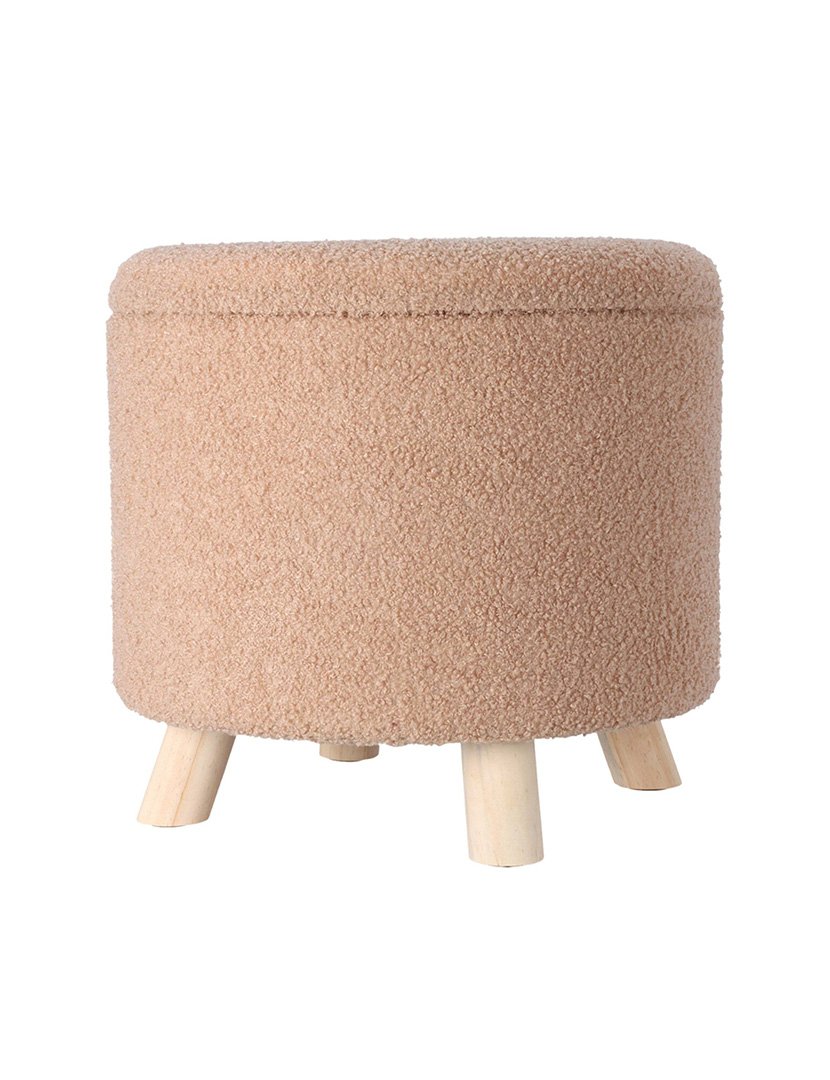 Banco de armazenamento 18L Bege