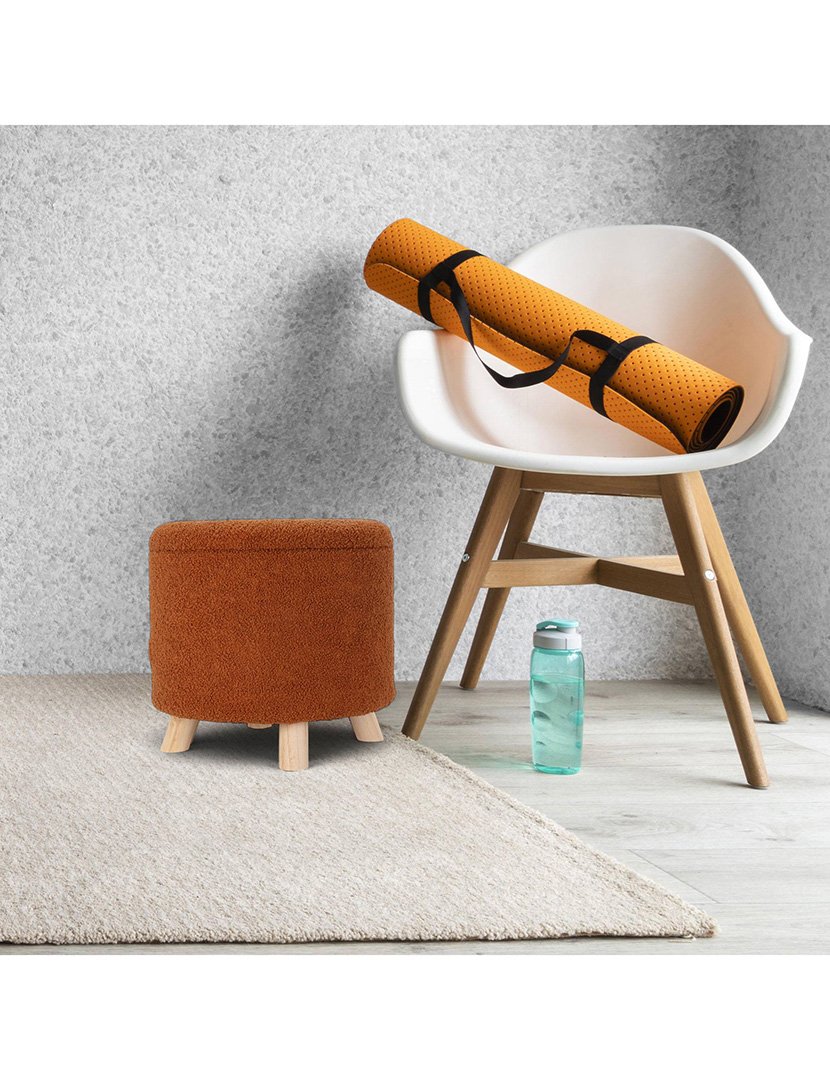 Banco de armazenamento 18L Castanho