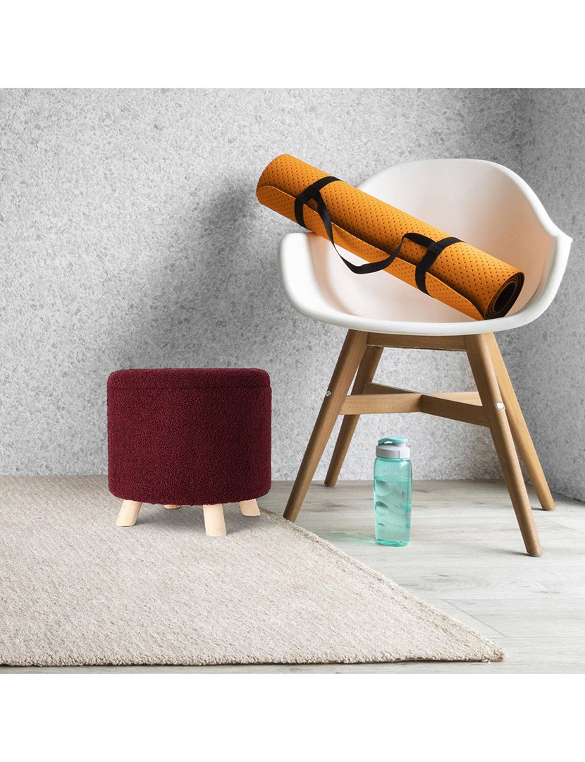 Banco de armazenamento 18L Bordô