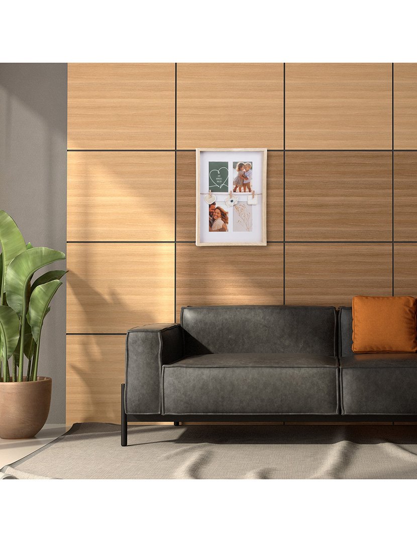 Moldura para 4 Fotos Madeira 31.3x2.7x43.5cm