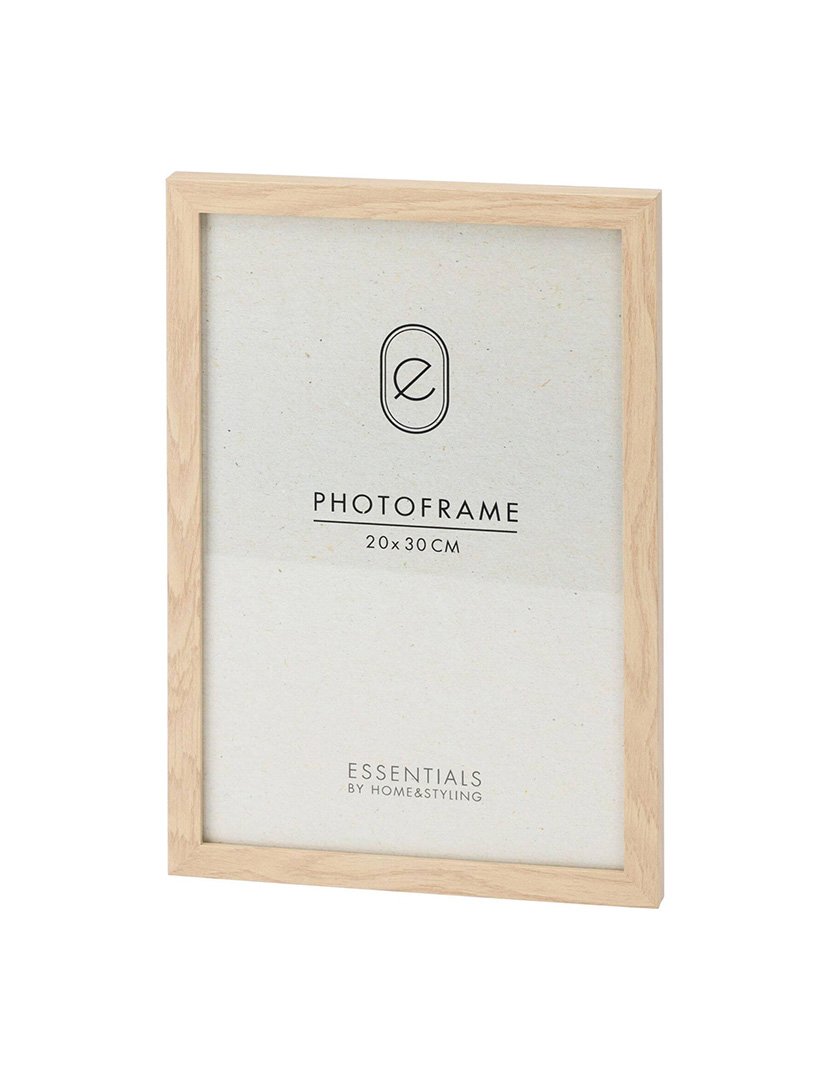 Moldura para fotos em MDF tampa de vidro 23x33,5x1cm