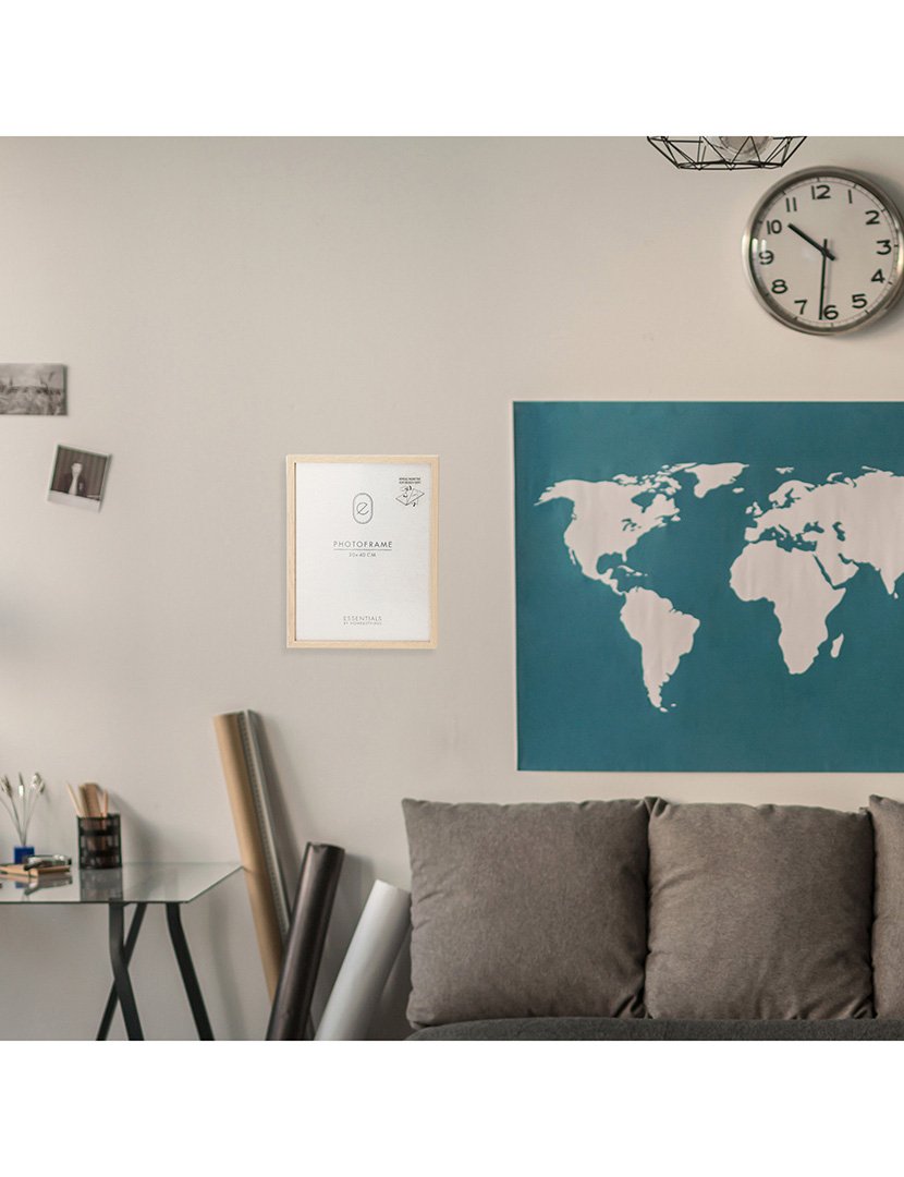 Porta-retratos em MDF com tampa de vidro