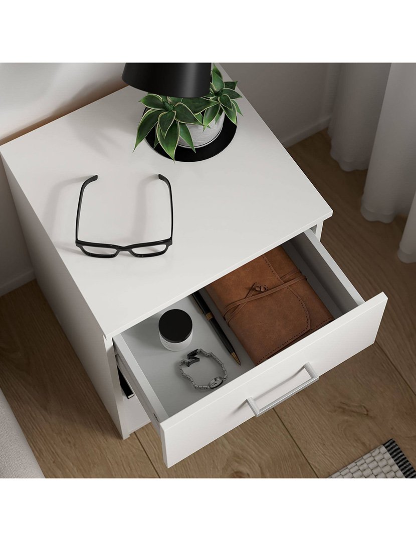 Mesa de cabeceira Duero Branca