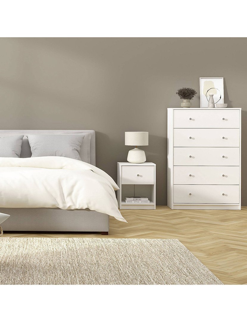 Mesa de cabeceira Ebro Branca