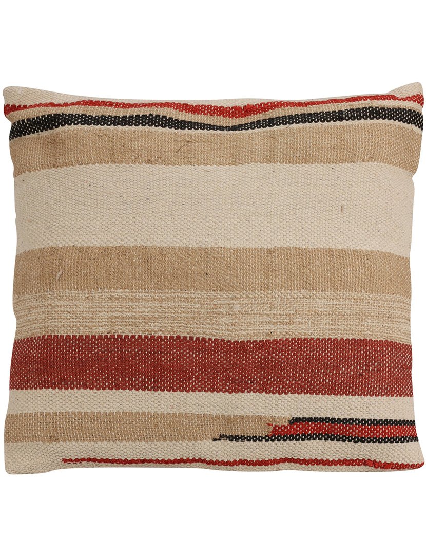 Almofada Chindi em algodão e juta  50x50cm