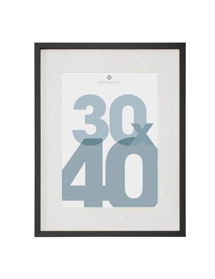 Porta-retratos Preto 'Manu'