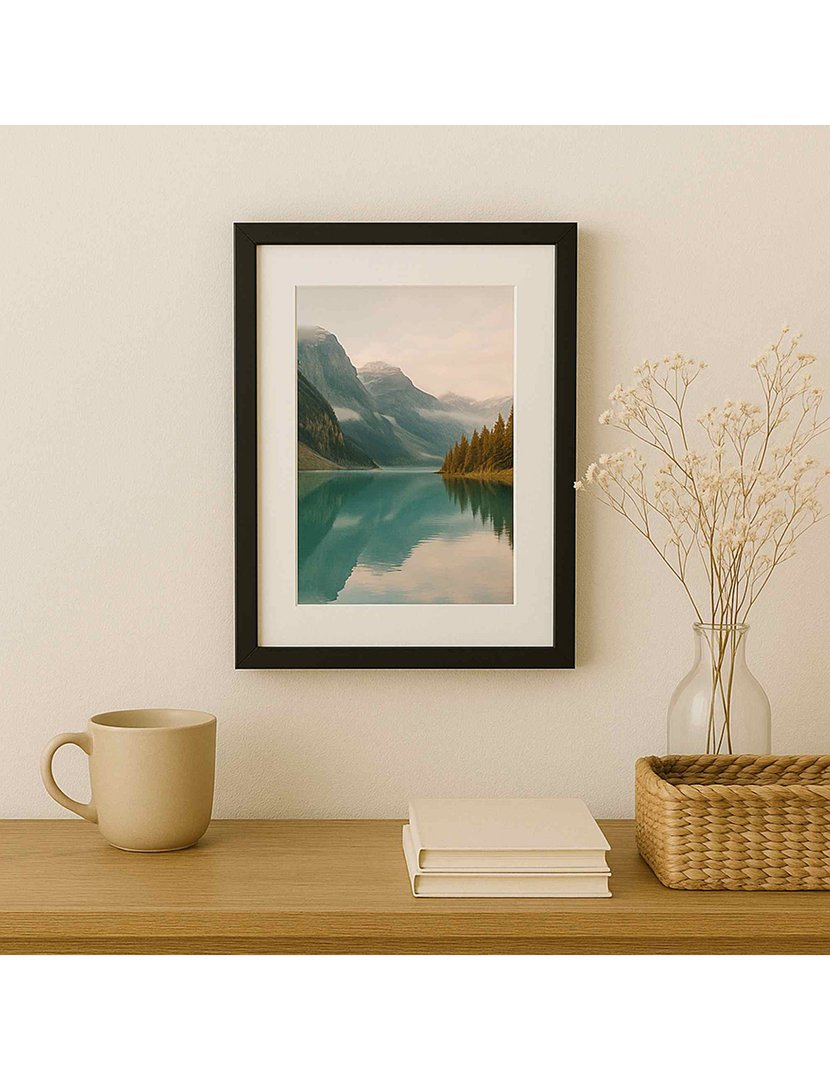 Porta-retratos Preto 'Manu'