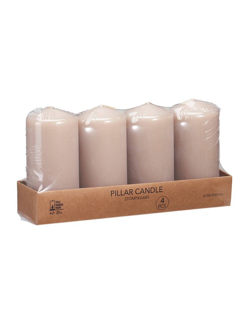 Conjunto de 4 velas Areia