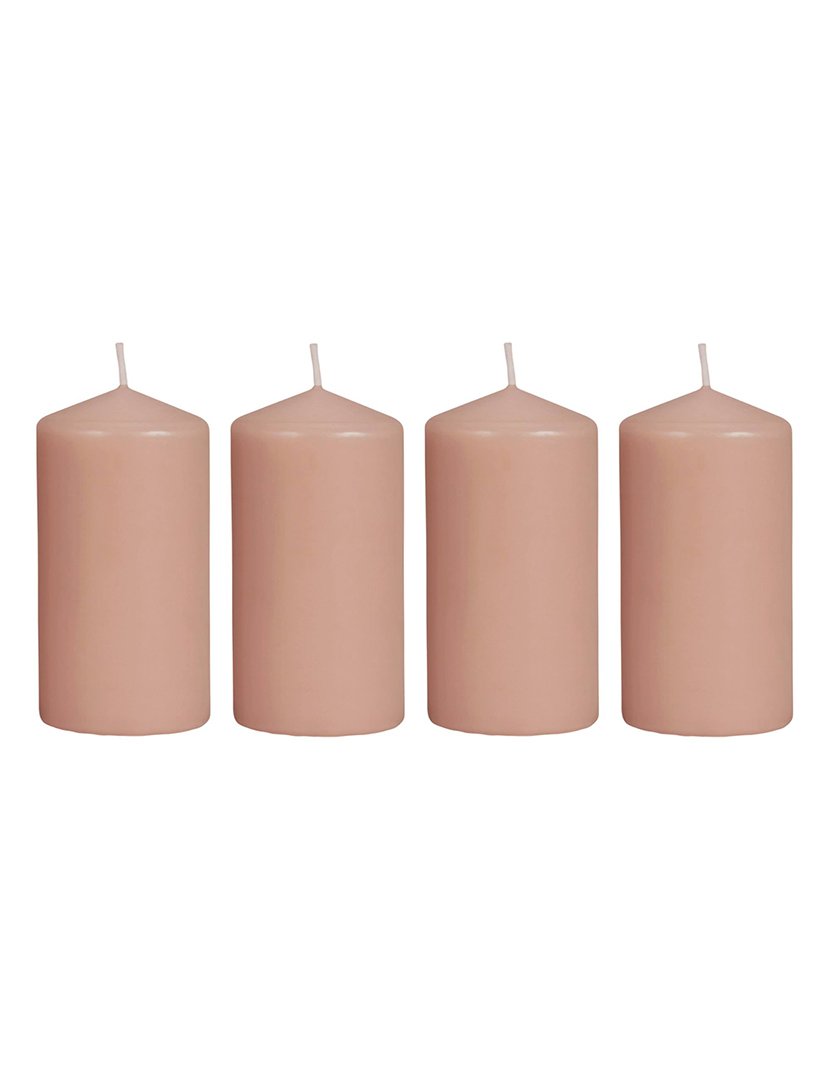 Conjunto de 4 velas Caramelo