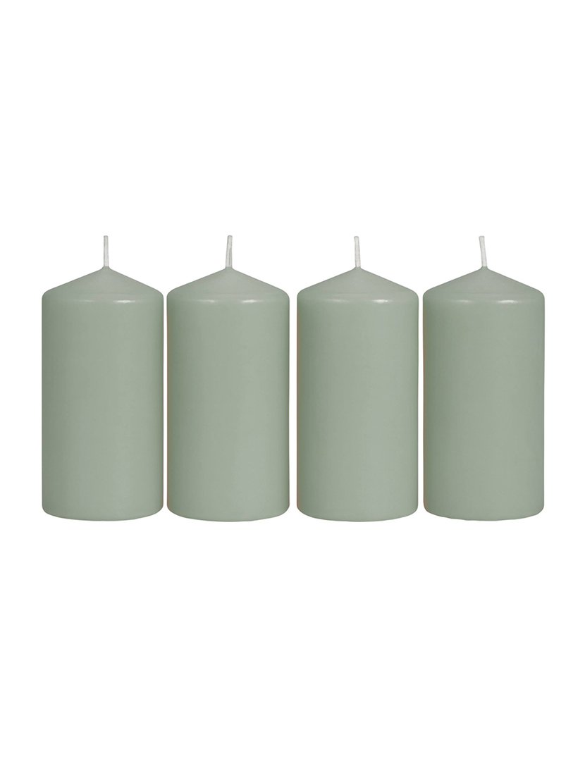 Conjunto de 4 velas Menta