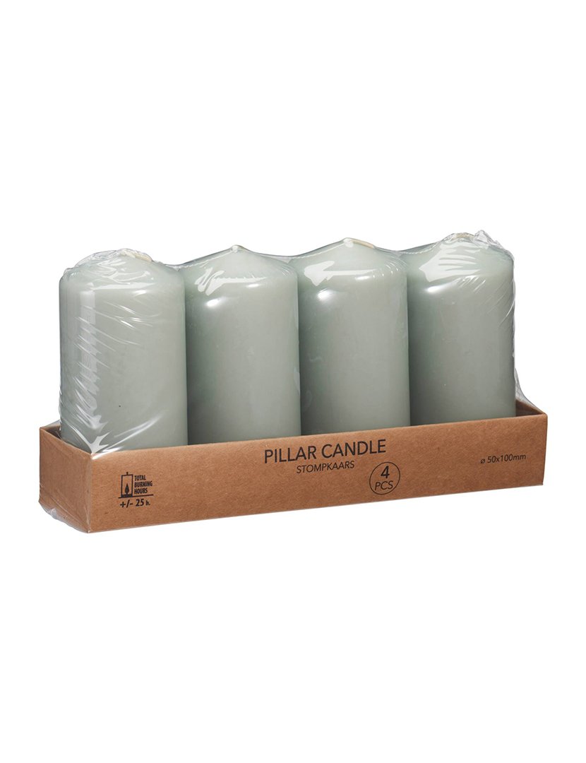 Conjunto de 4 velas Menta
