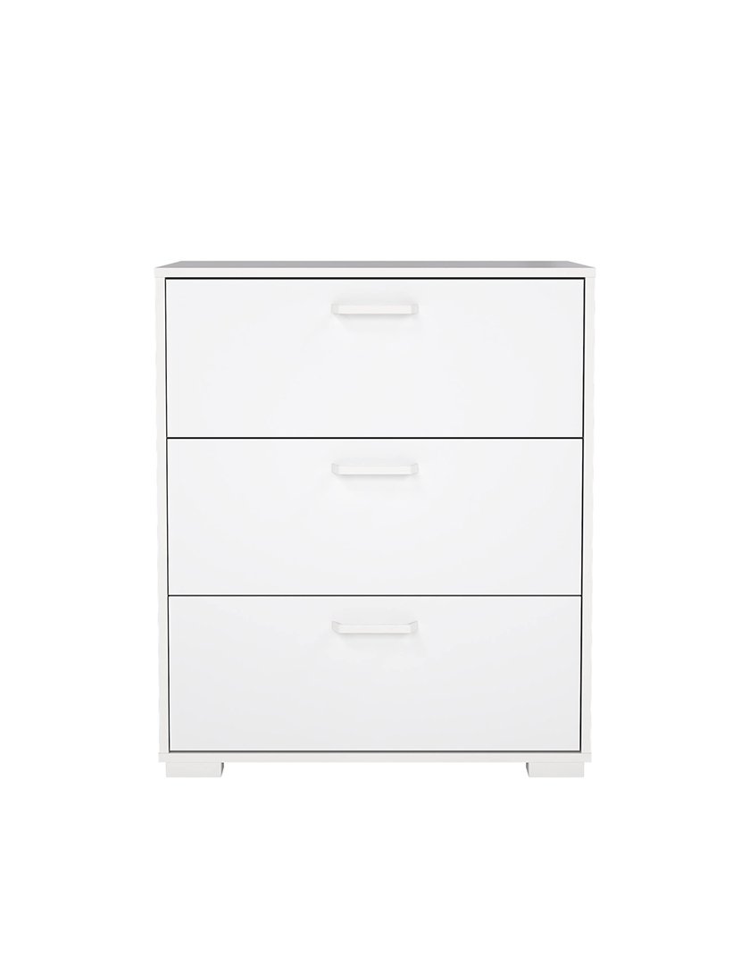 Cómoda Eria Branco Brilhante