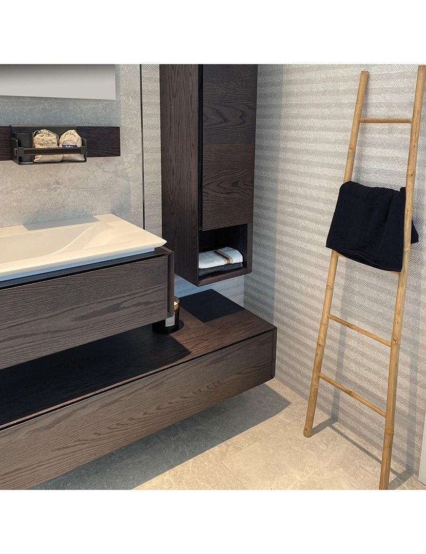 Toalheiro de bambu 5 níveis