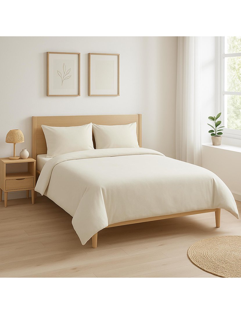 Conjunto de cama 4 peças Bege