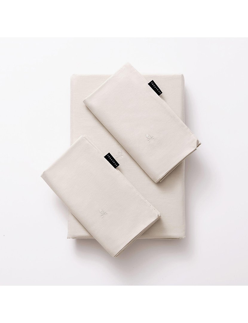 Conjunto de cama 4 peças Bege