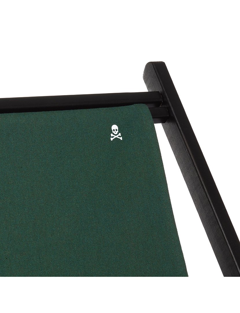 Cadeira dobrável de madeira Verde Escura