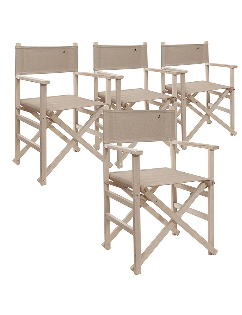 Conjunto 4 cadeiras de diretor