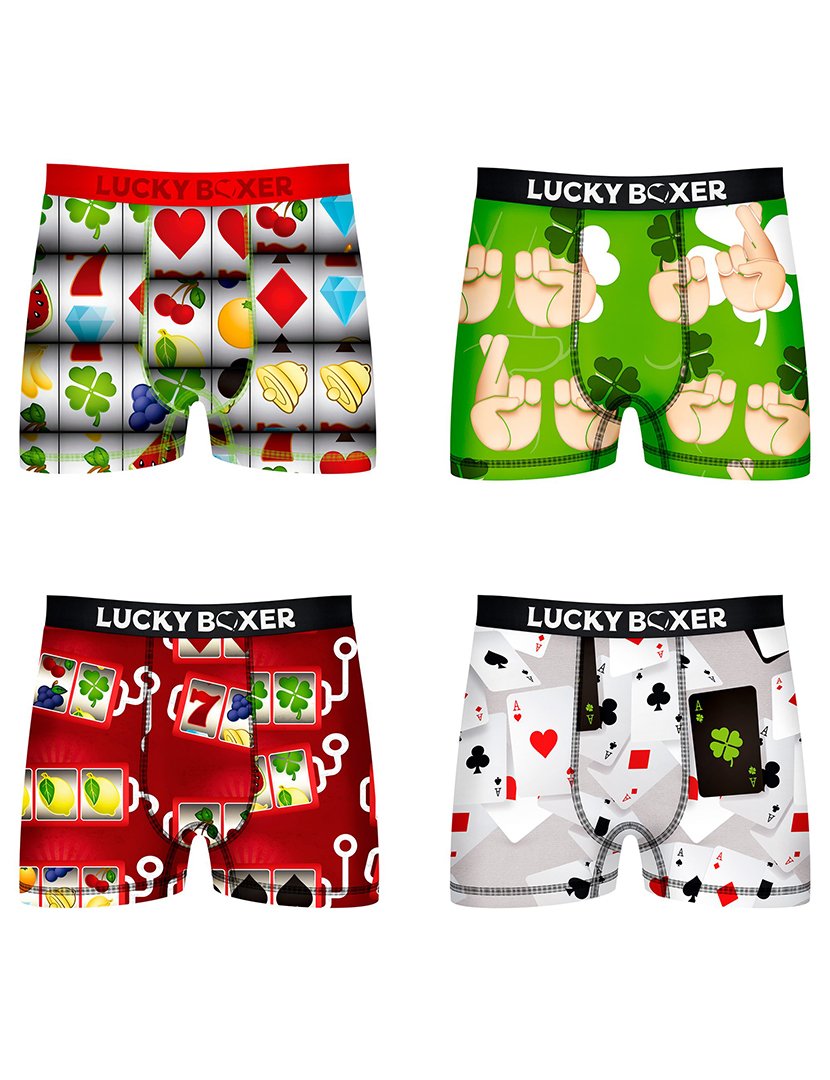 Pack 4 Boxers Lucky Multicor 