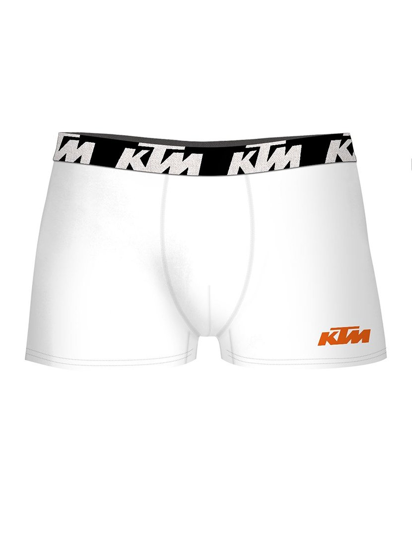 Pack 4 Boxers KTM Branco e Cinzento Claro