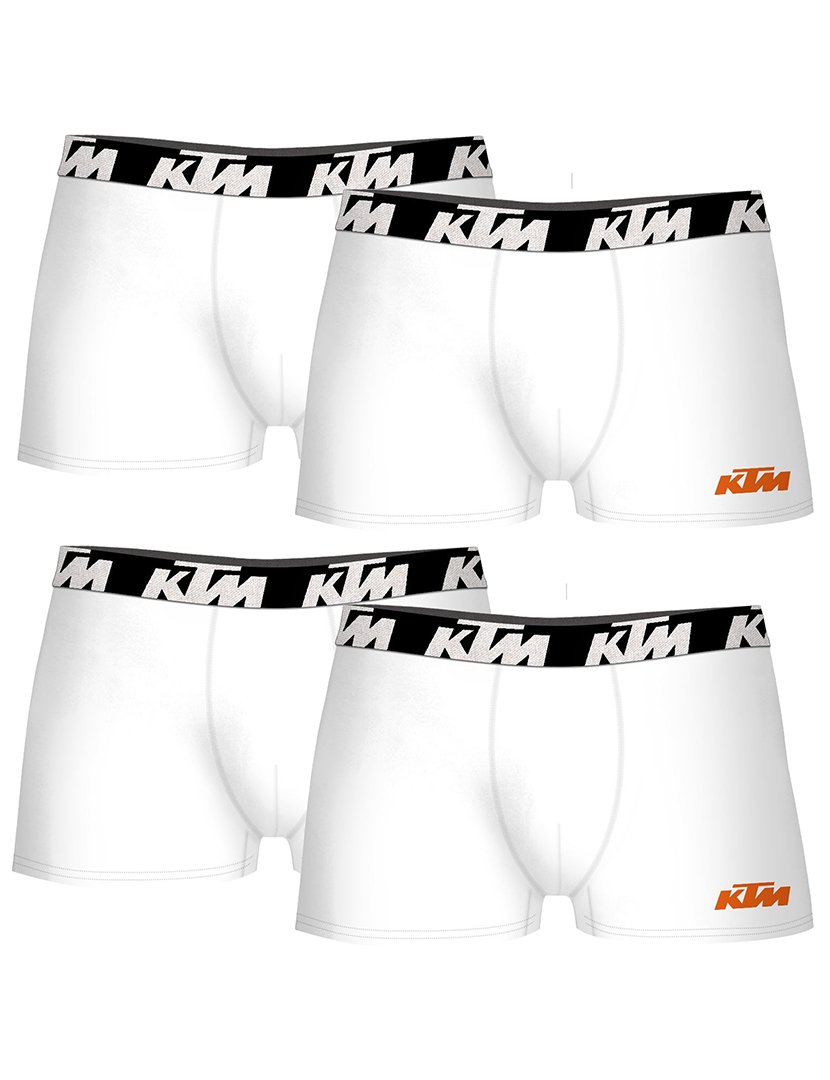 Pack 4 Boxers KTM Branco