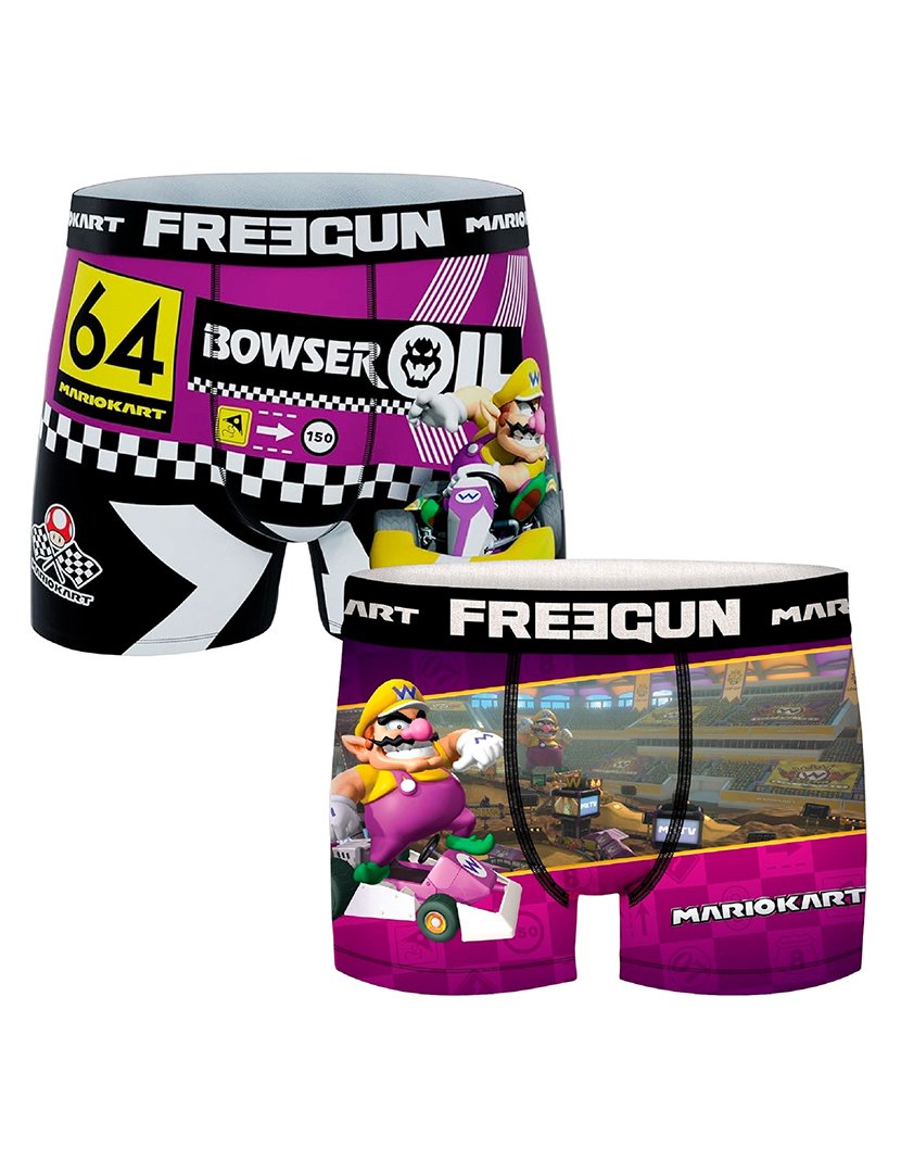 Pack 2 Boxers Wario e Wario 64