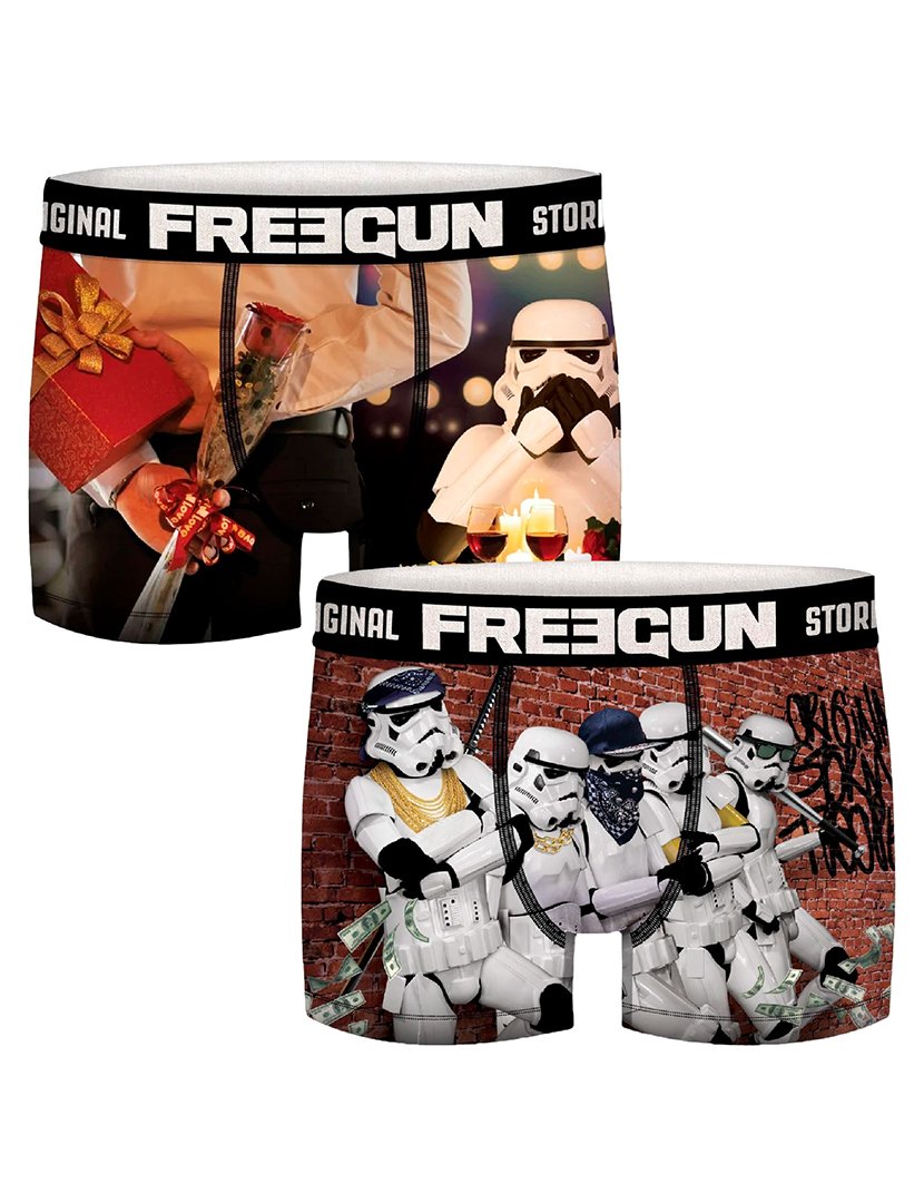 Pack 2 Boxers Gift Sart Wars e Gang Star Wars