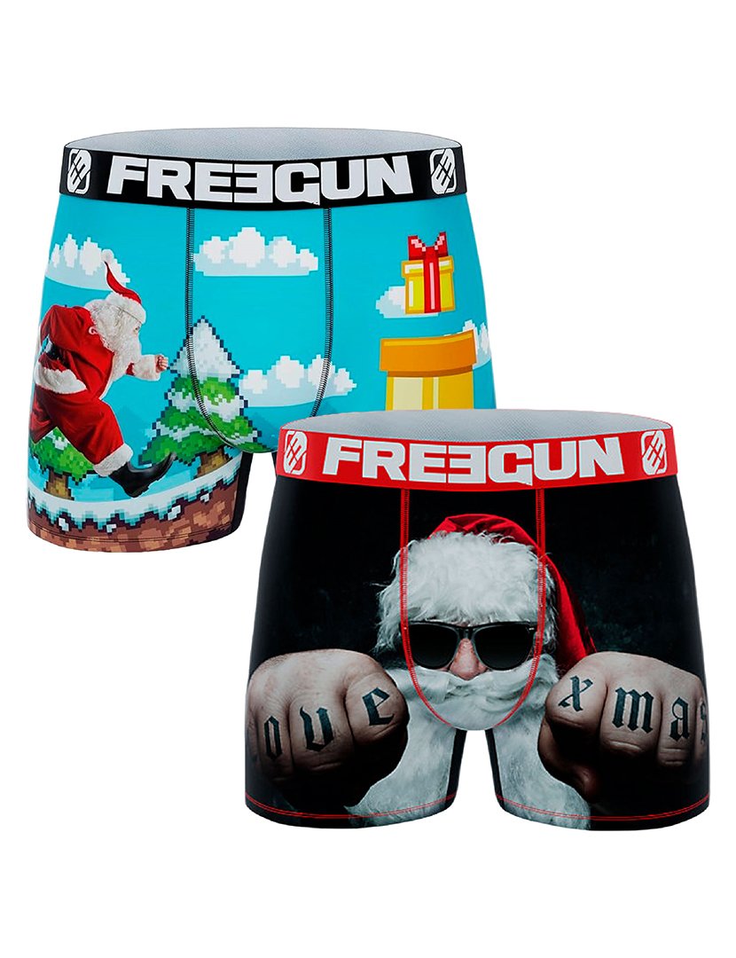 Pack 2 Boxers Gamer e Thug Christmas