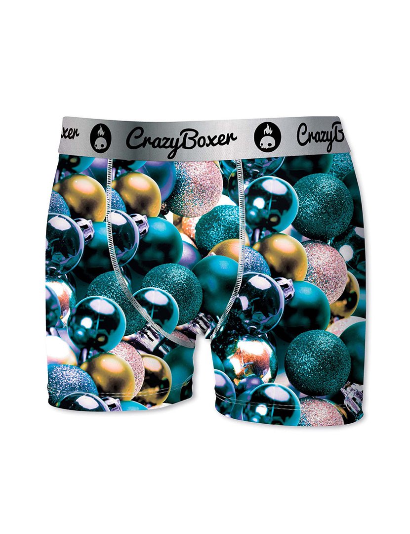 Boxer Crazy Adornos Azul 