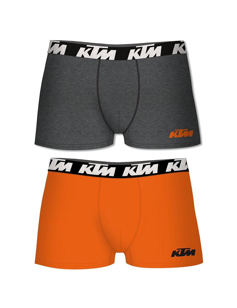 Pack 2 Boxers KTM Laranja e Cinzento Escuro